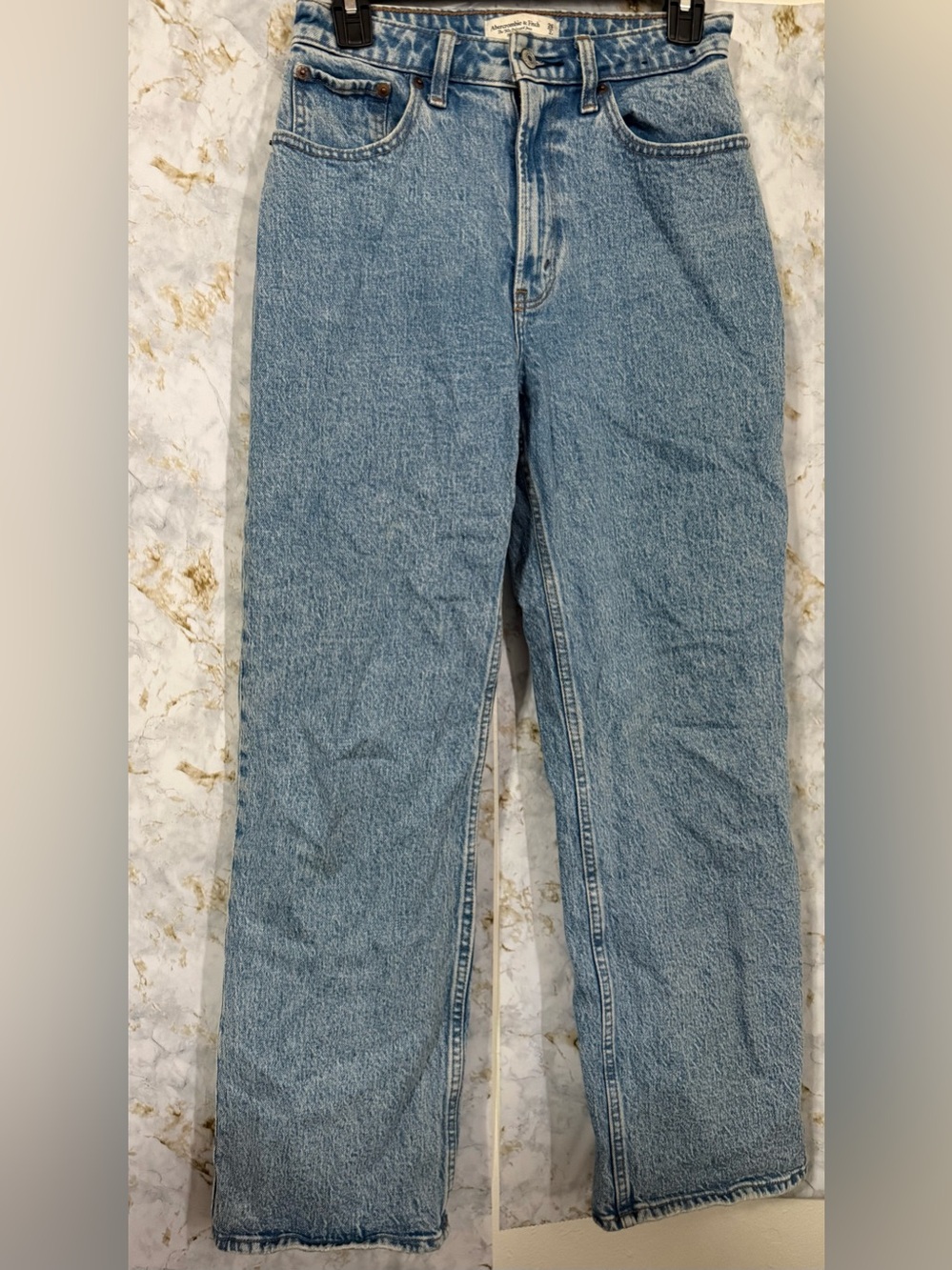Abercrombie & Fitch Light Blue High-Rise Jeans